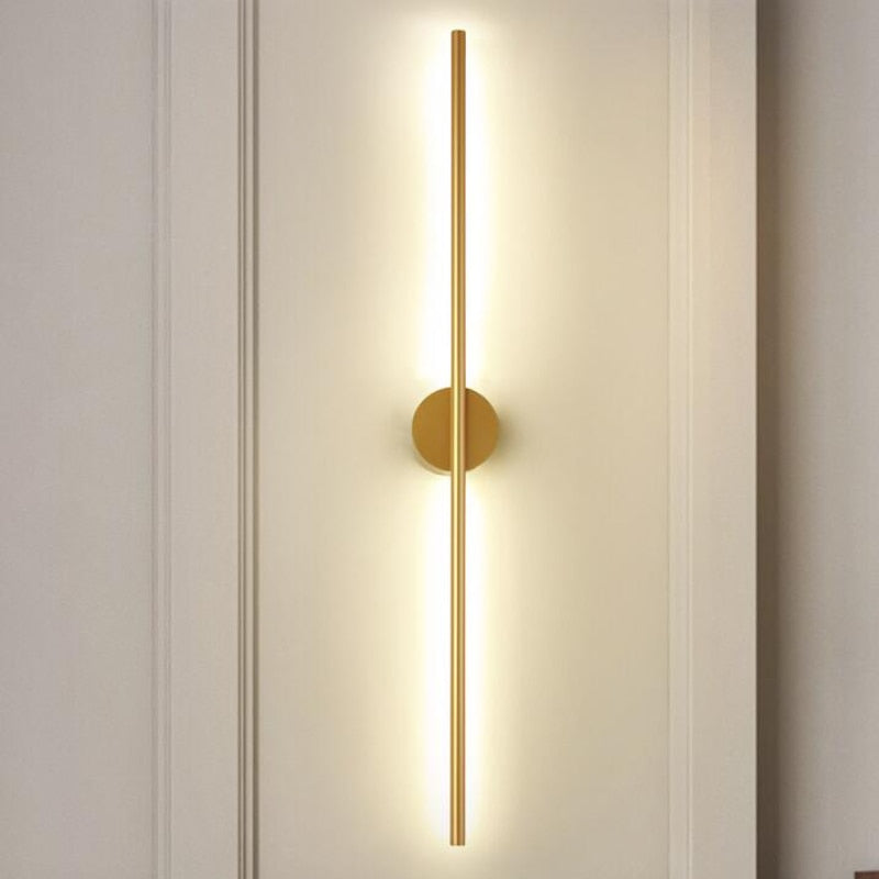 LumaNova Tube Wall Light for Modern Interiors and Living Spaces