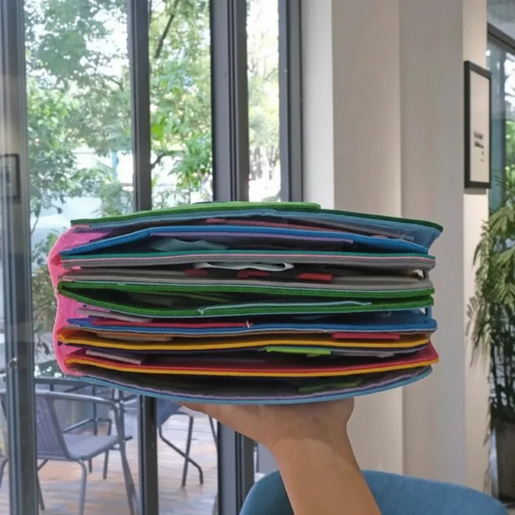 Montessori Beschäftigungsbuch Filz-Aktivitätsset für Kleinkinder zum Lernen