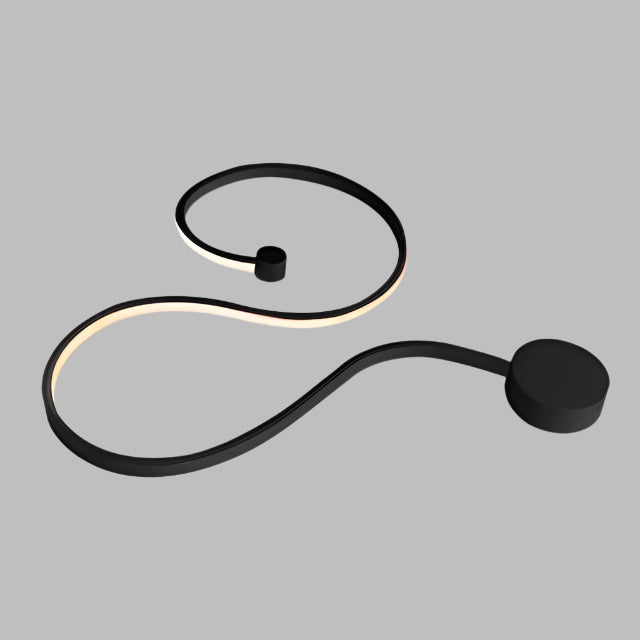 Elegancka nowoczesna lampa ścienna z akrylowym LED do wnętrz