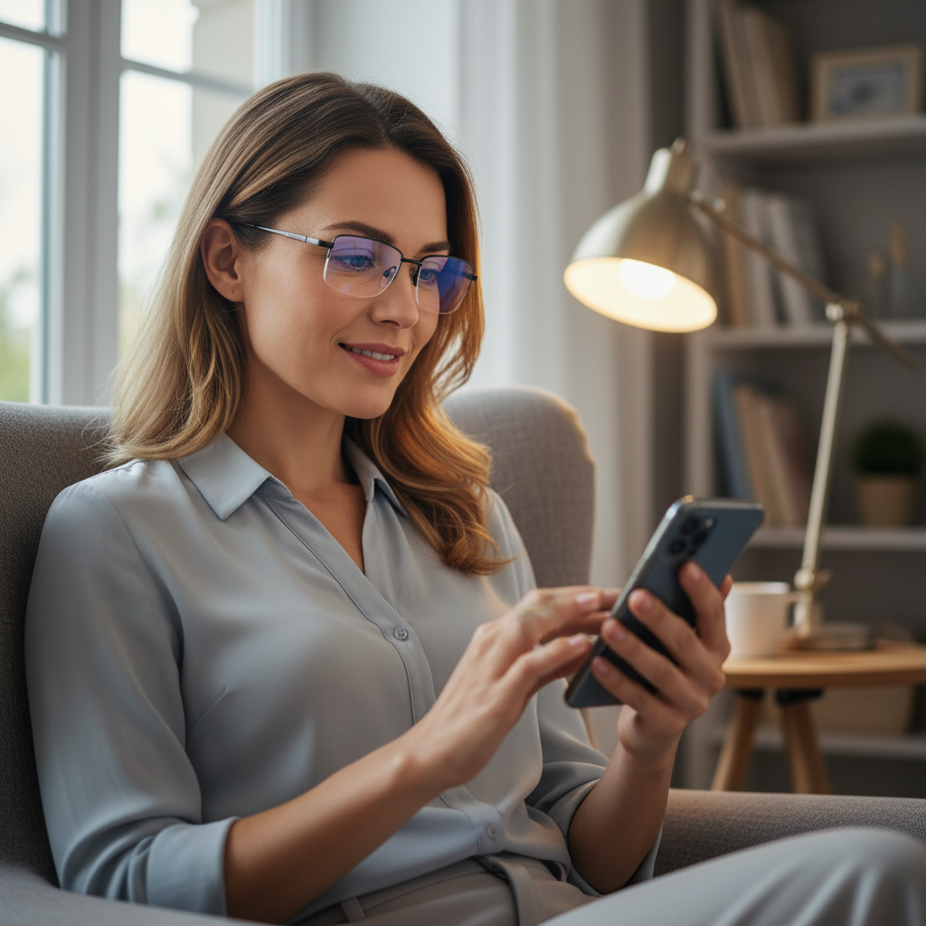 Multifocal Reading Glasses With UV Protection For Clear Vision