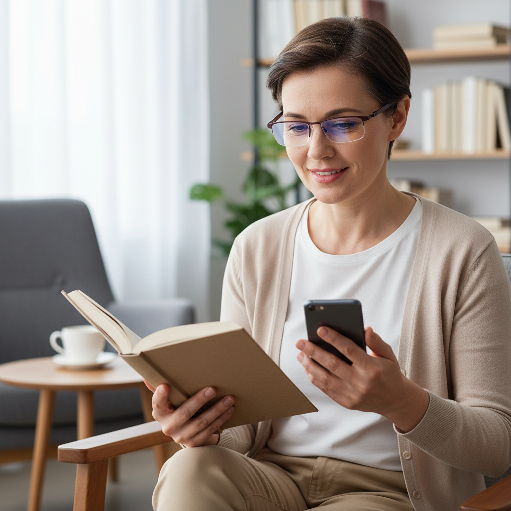 Multifocal Reading Glasses With UV Protection For Clear Vision