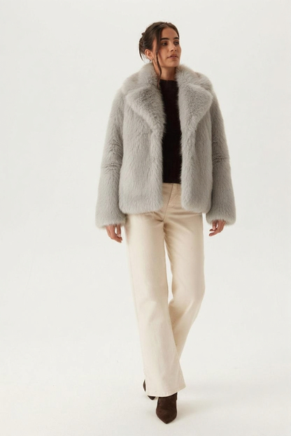 Veste en Fausse Fourrure Luxe