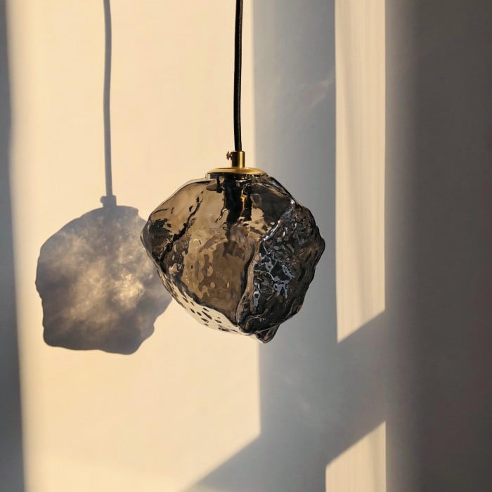 Organic Lava Glass Pendant Light Fixture for Modern Interiors | Rosalyssa