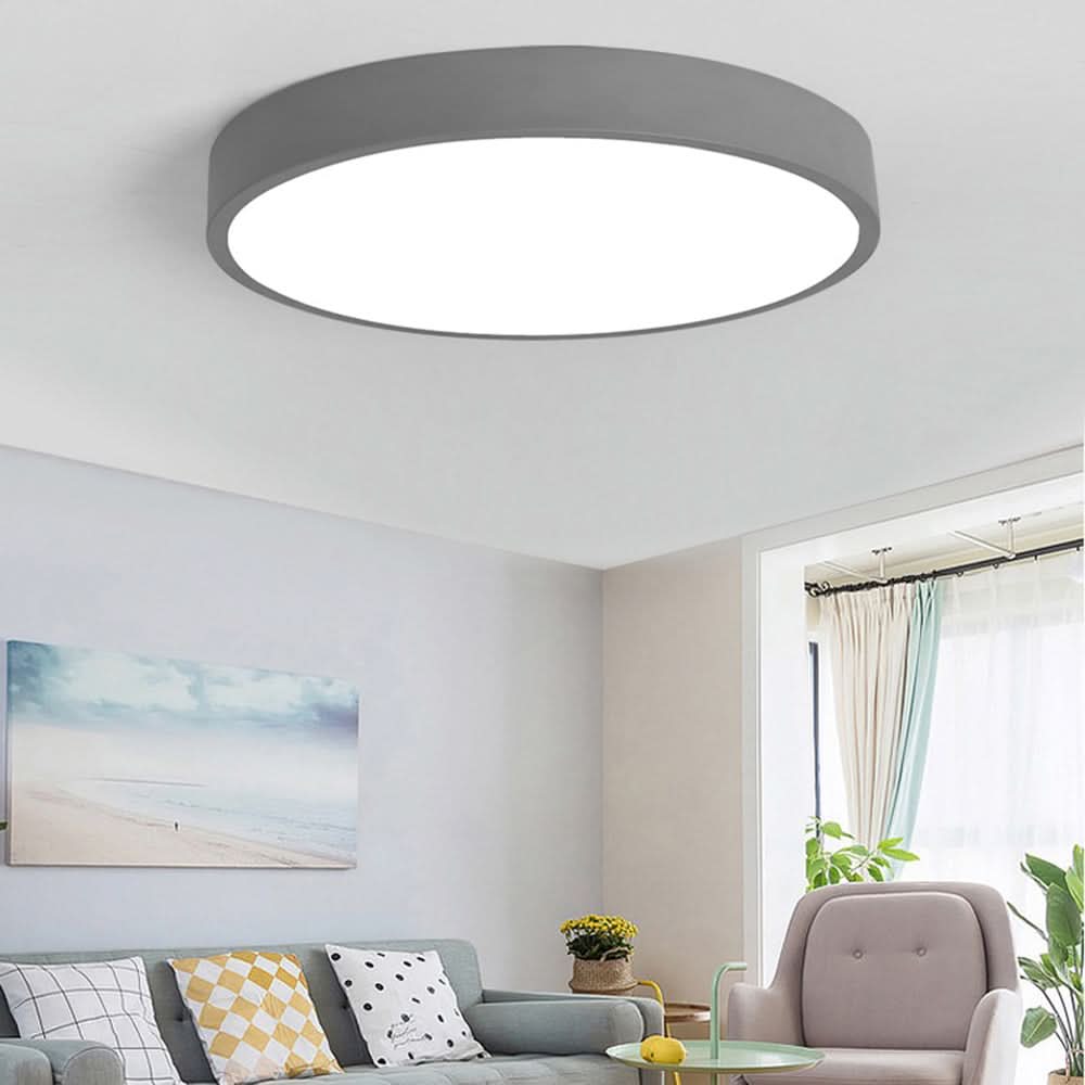 Round LED Ceiling Light Modern Flush Mount For Living Room