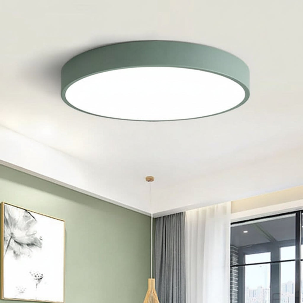Round LED Ceiling Light Modern Flush Mount For Living Room