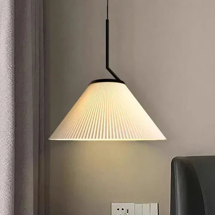 Velora Crème Plissé Hanglamp Met Warm Licht En Zachte Scandinavische Stijl | Snurv