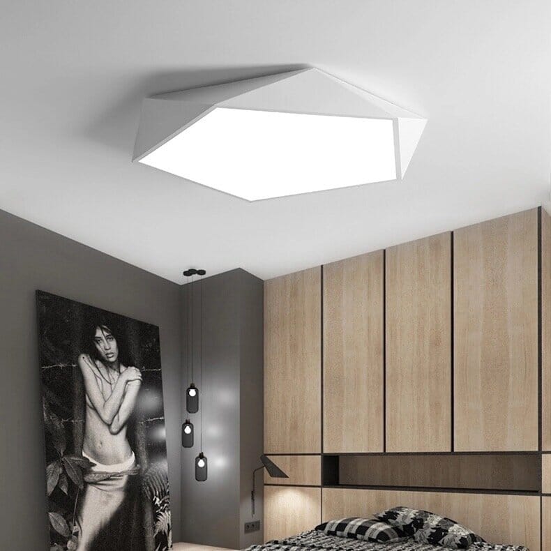 Lampada da soffitto LED Skydor con design geometrico moderno