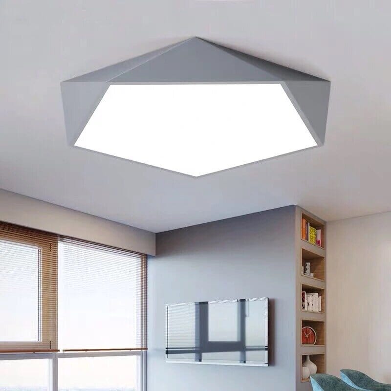 Lampada da soffitto LED Skydor con design geometrico moderno
