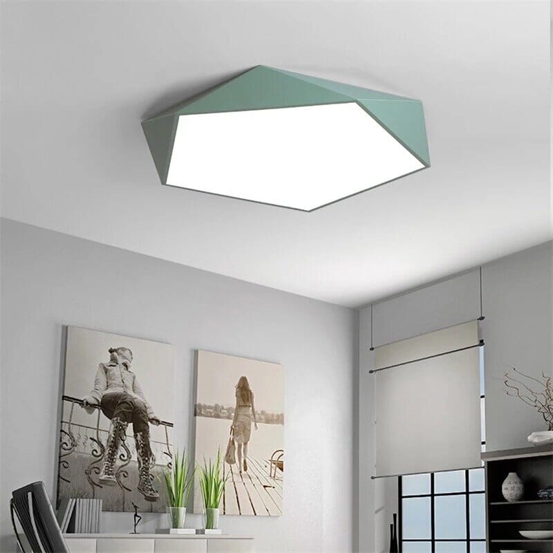 Lampada da soffitto LED Skydor con design geometrico moderno