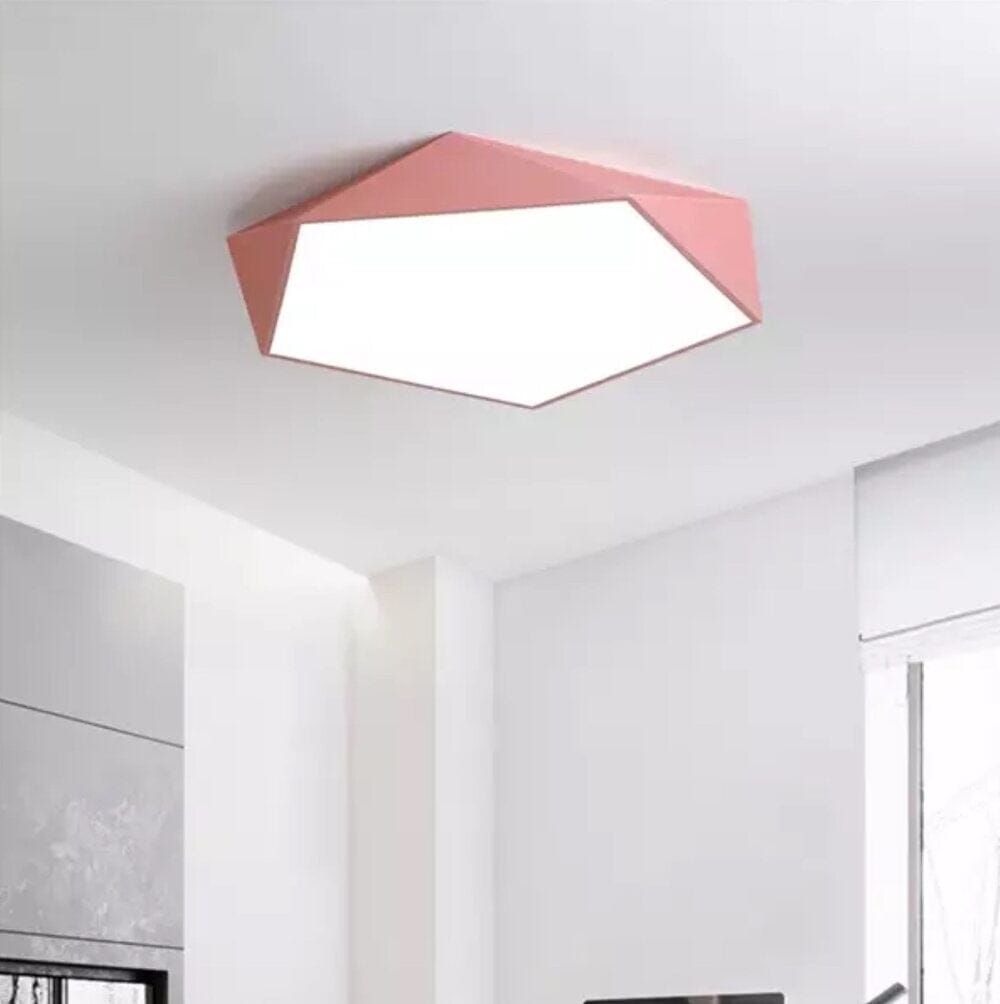Lampada da soffitto LED Skydor con design geometrico moderno