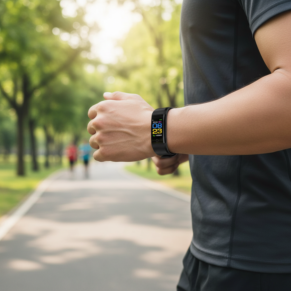 Chytré hodinky pro seniory s aktivitním trackerem a fitness náramkem pro snadné sledování zdraví