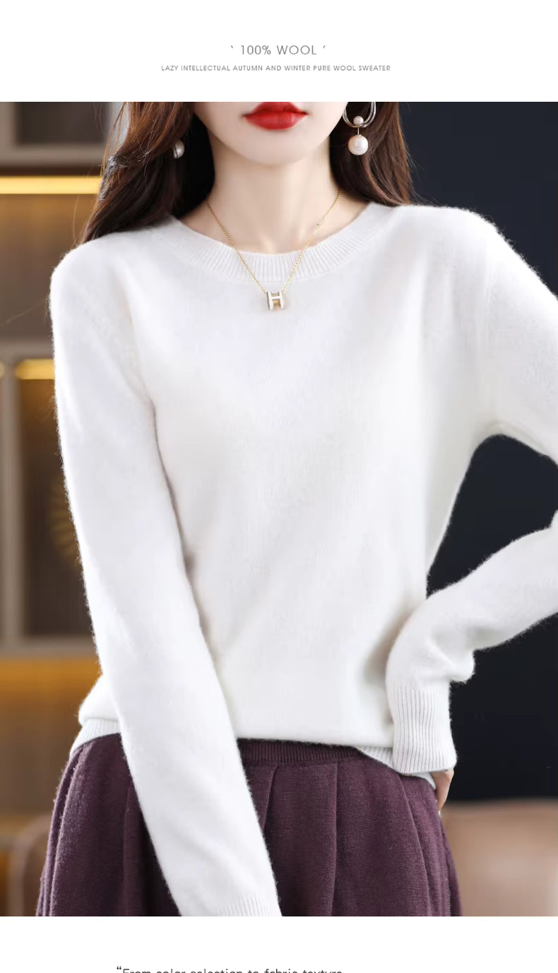 Maglione da donna Nova in 100% pura lana e cashmere Edizione