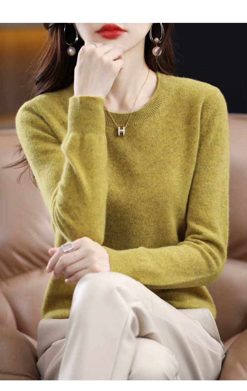 Maglione da donna Nova in 100% pura lana e cashmere Edizione