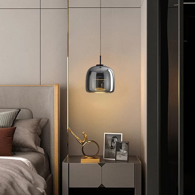 Nova Pendant Light In Black Glass For Contemporary Spaces