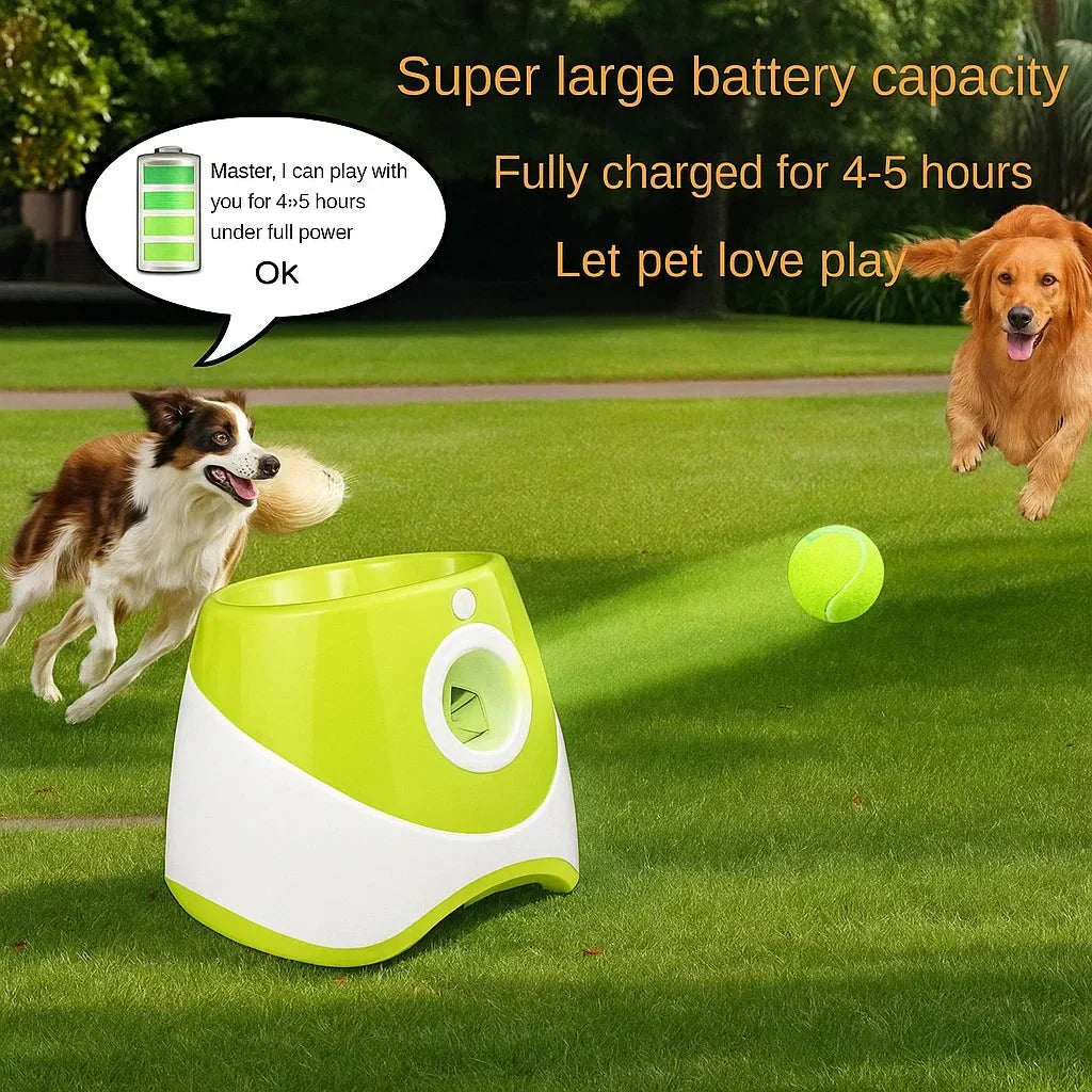 FetchMate automatischer Ballwerfer - wiederaufladbares Hundespielzeug