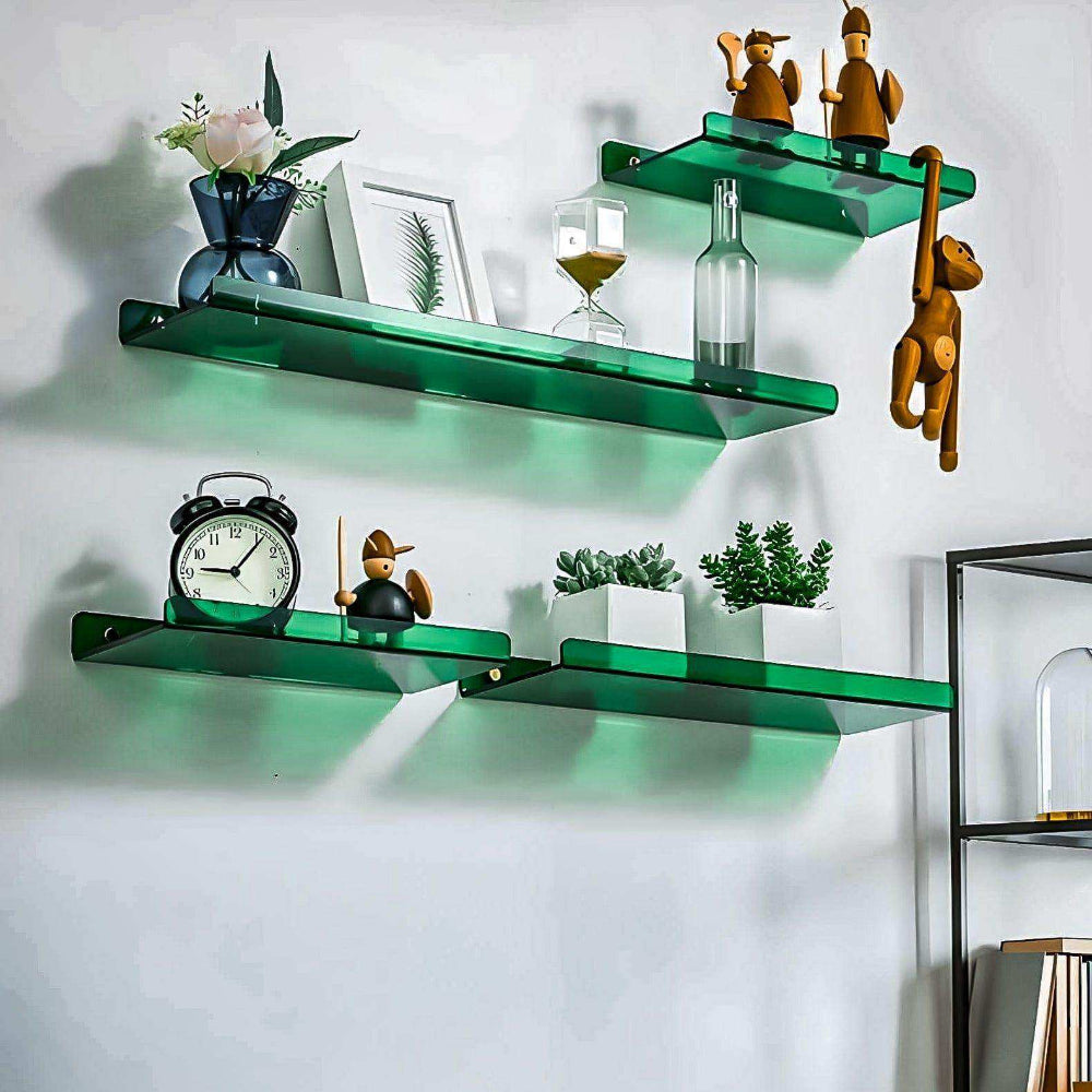 Acrylic Floating Wall Shelf For Modern Display And Storage