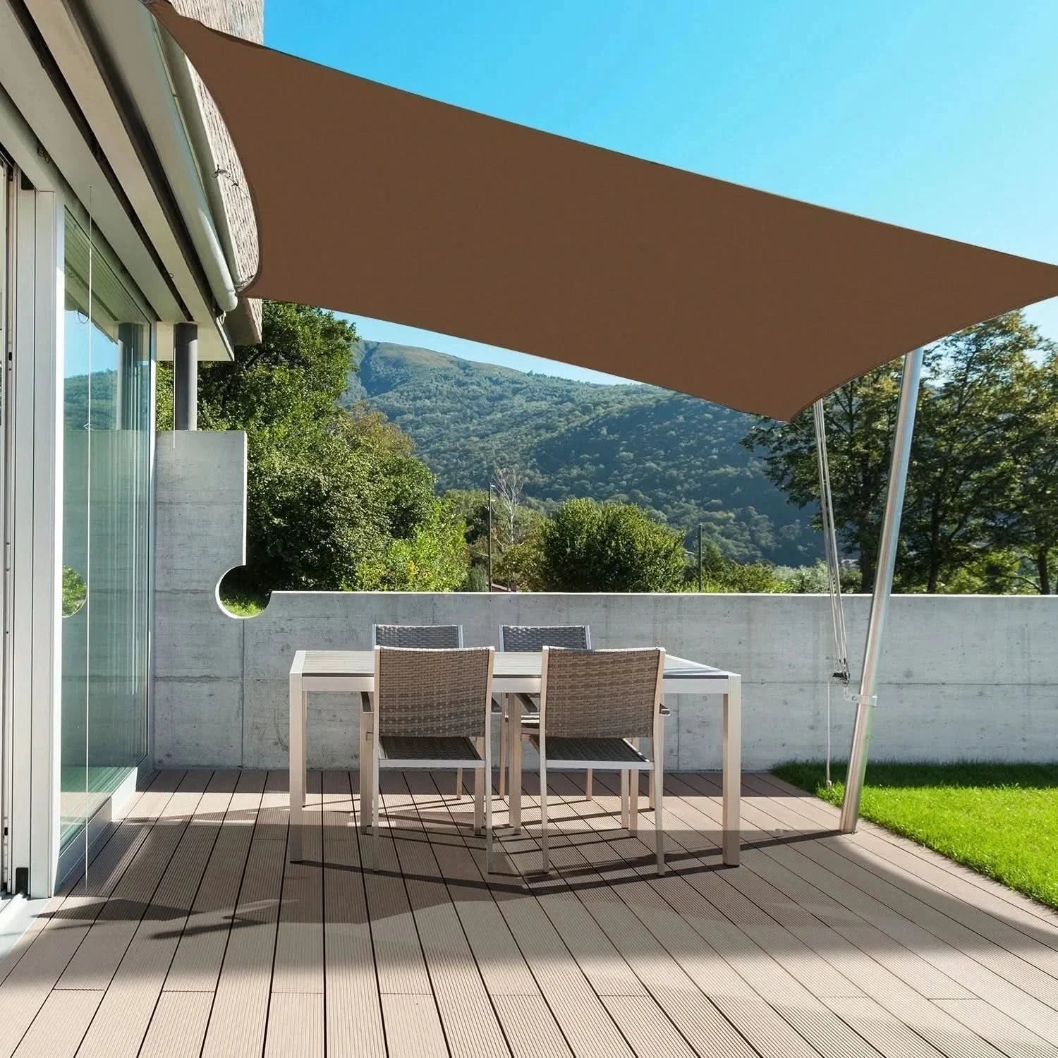 SunBreeze Flex Portable Waterproof UV Awning For Outdoors
