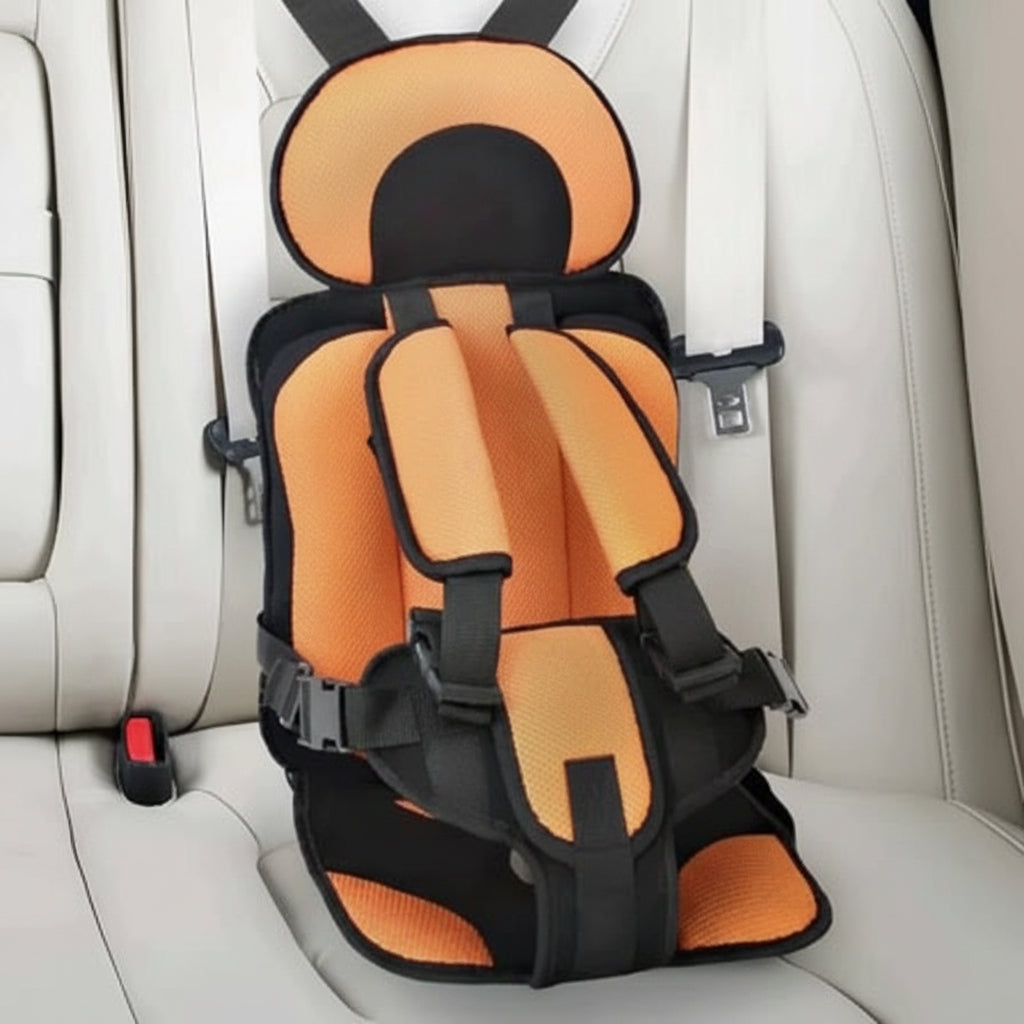Portable Travel Car Seat With 5-Point Harness For Kids