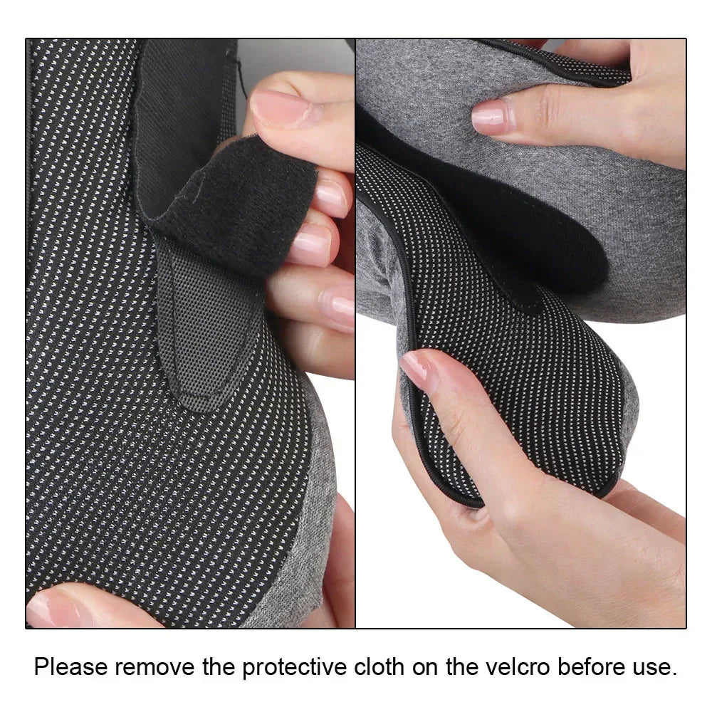 Memory Foam U Shaped Travel Neck Pillow For Comfortable Sleep On The Go