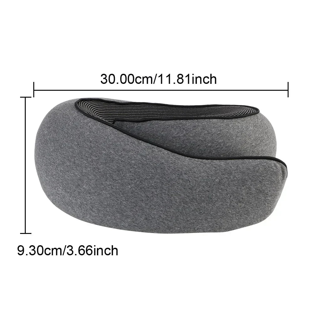 Memory Foam U Shaped Travel Neck Pillow For Comfortable Sleep On The Go