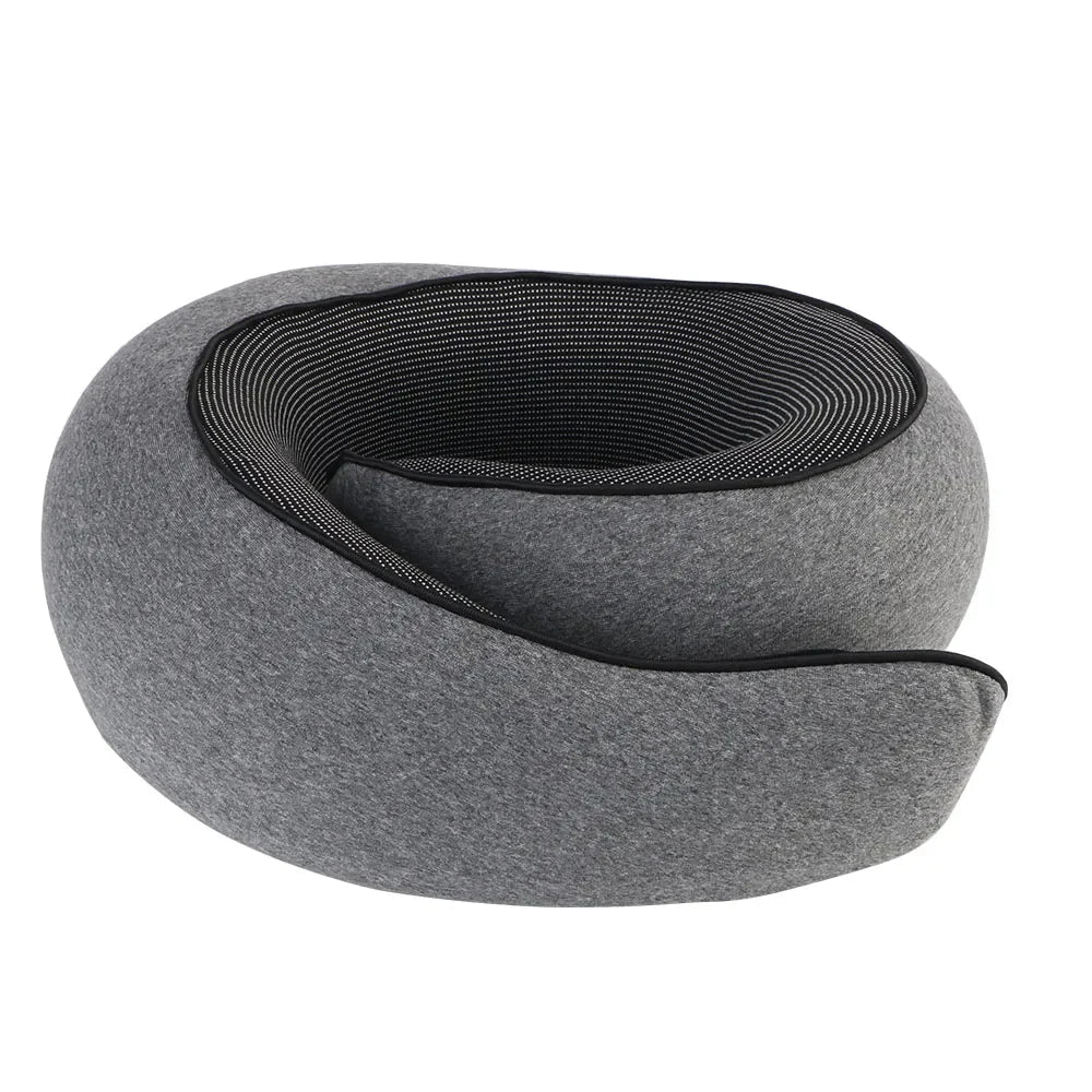 Memory Foam U Shaped Travel Neck Pillow For Comfortable Sleep On The Go