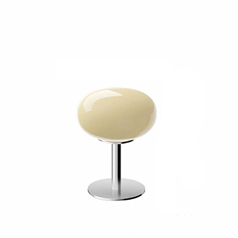 Aurelia Italian Glass Egg Table Lamp With Ambient LED Lighting