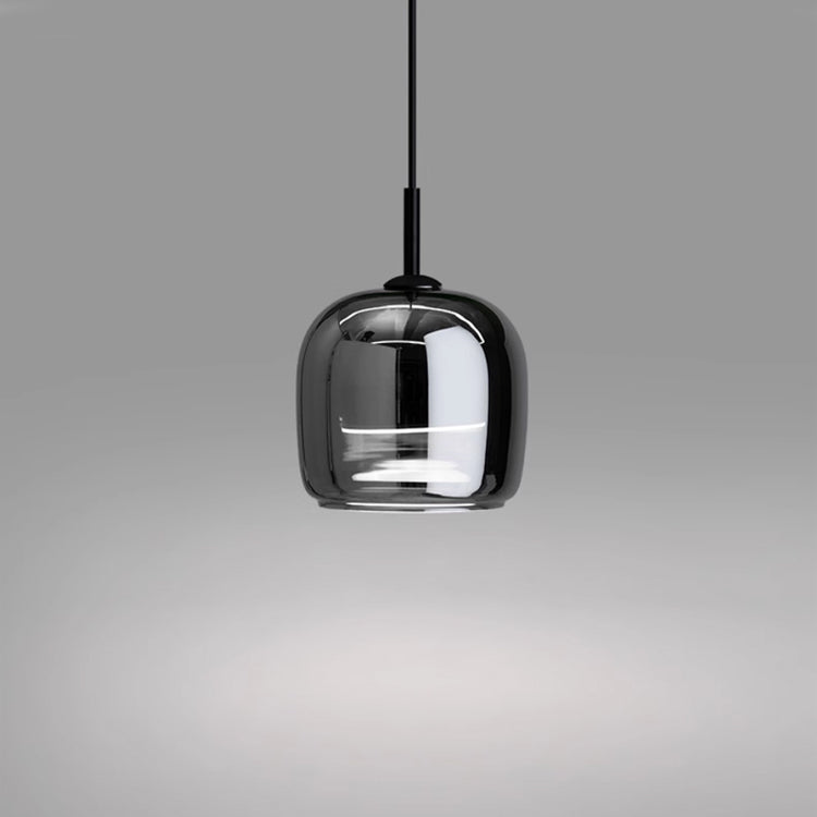 Nova Pendant Light In Black Glass For Contemporary Spaces