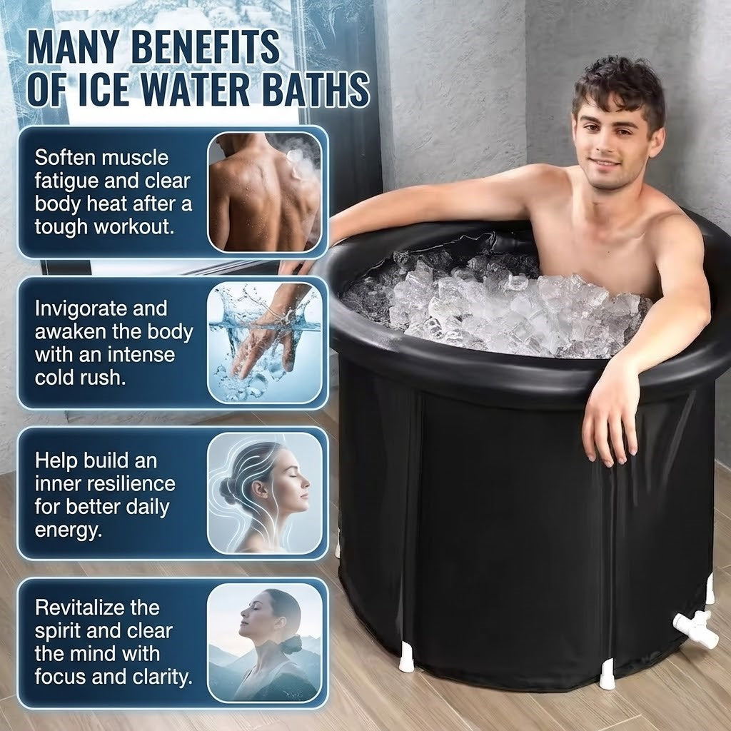 Portable Ice Bath Tub For Cold Water Routine And Home Recovery | Rosalyssa