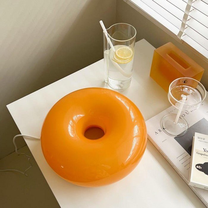 Donut-lampe fra Bauhaus Moderne LED skrivebord- og vegglampe