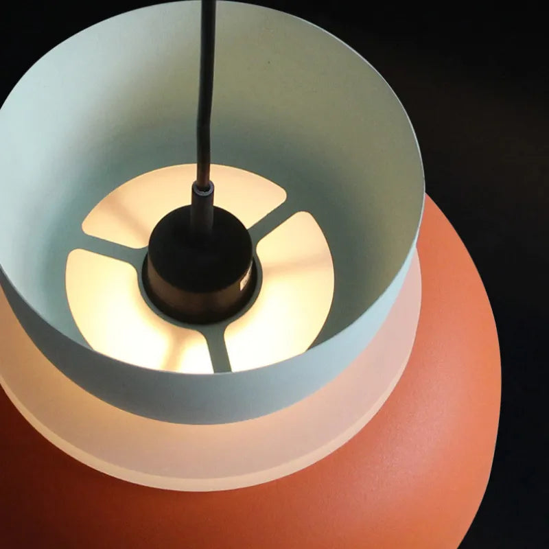 Macaron Pendellampa: Pastell Nordisk Taklampa