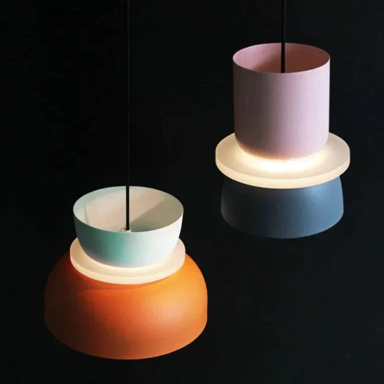 Macaron Pendellampa: Pastell Nordisk Taklampa
