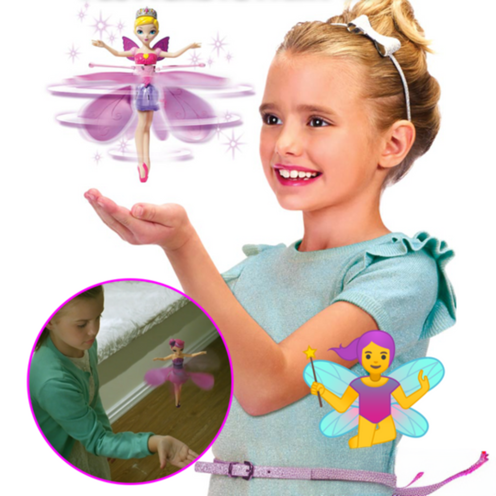 Charming Fairy Flying Toy With LED Lights And Hand Sensor For Kids