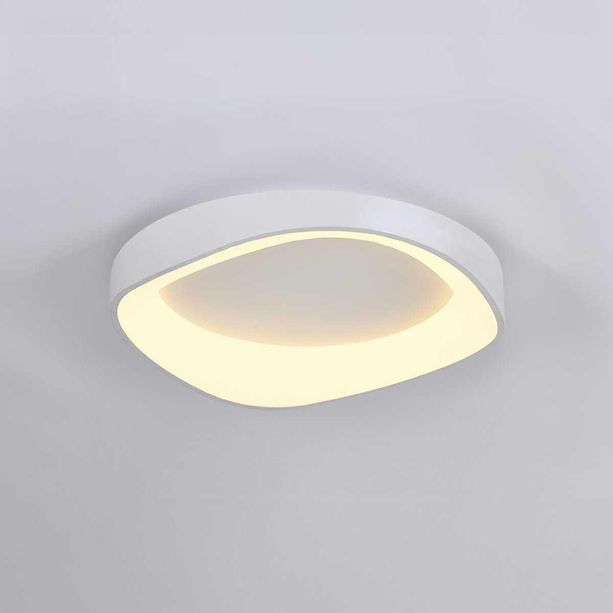 Wood Look Scandinavian LED Ceiling Light For Living Room And Bedroom