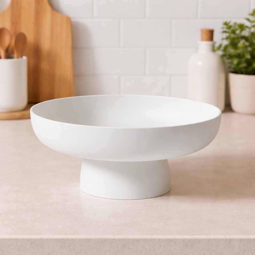 Decorative Ceramic Fruit Bowl For Kitchen Counter Storage