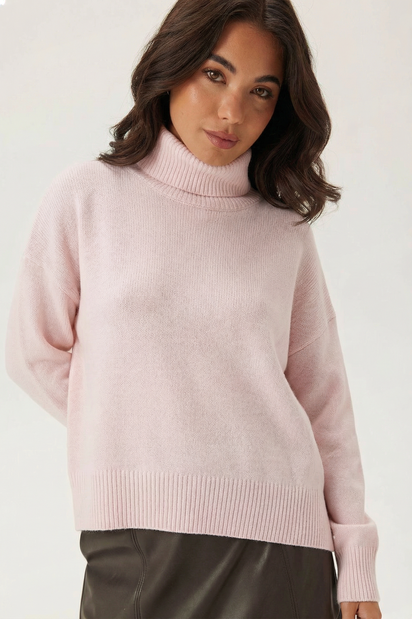 Pull Doux avec Col Roulé