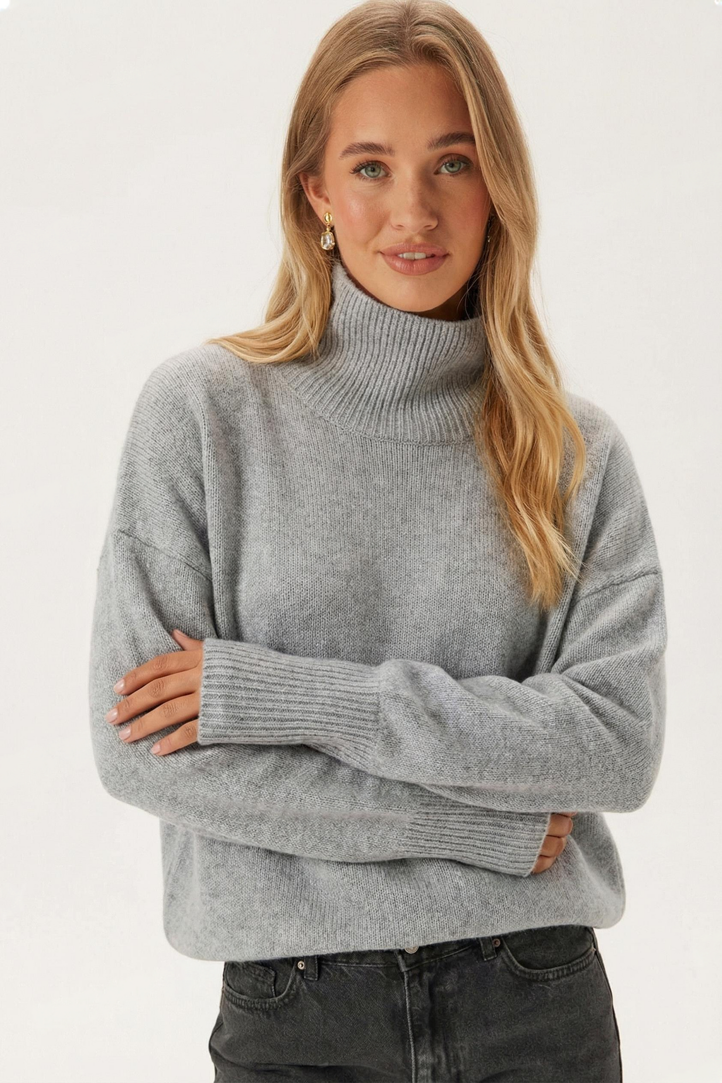 Pull Doux avec Col Roulé