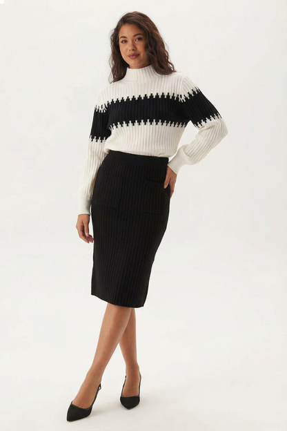 ENSEMBLE DEUX PIÈCES CÔTELÉ DÉCONTRACTÉ