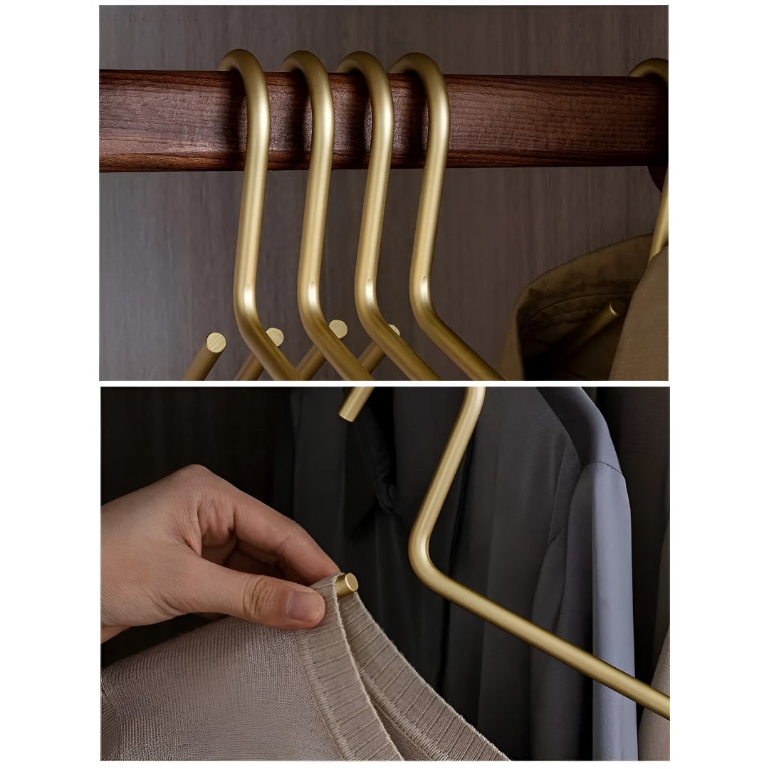 Women's Space-Saving Heavy-Duty Hangers Set For Closet Organization