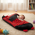 Sac de couchage léger à capuche pour enfants, idéal pour les soirées pyjama