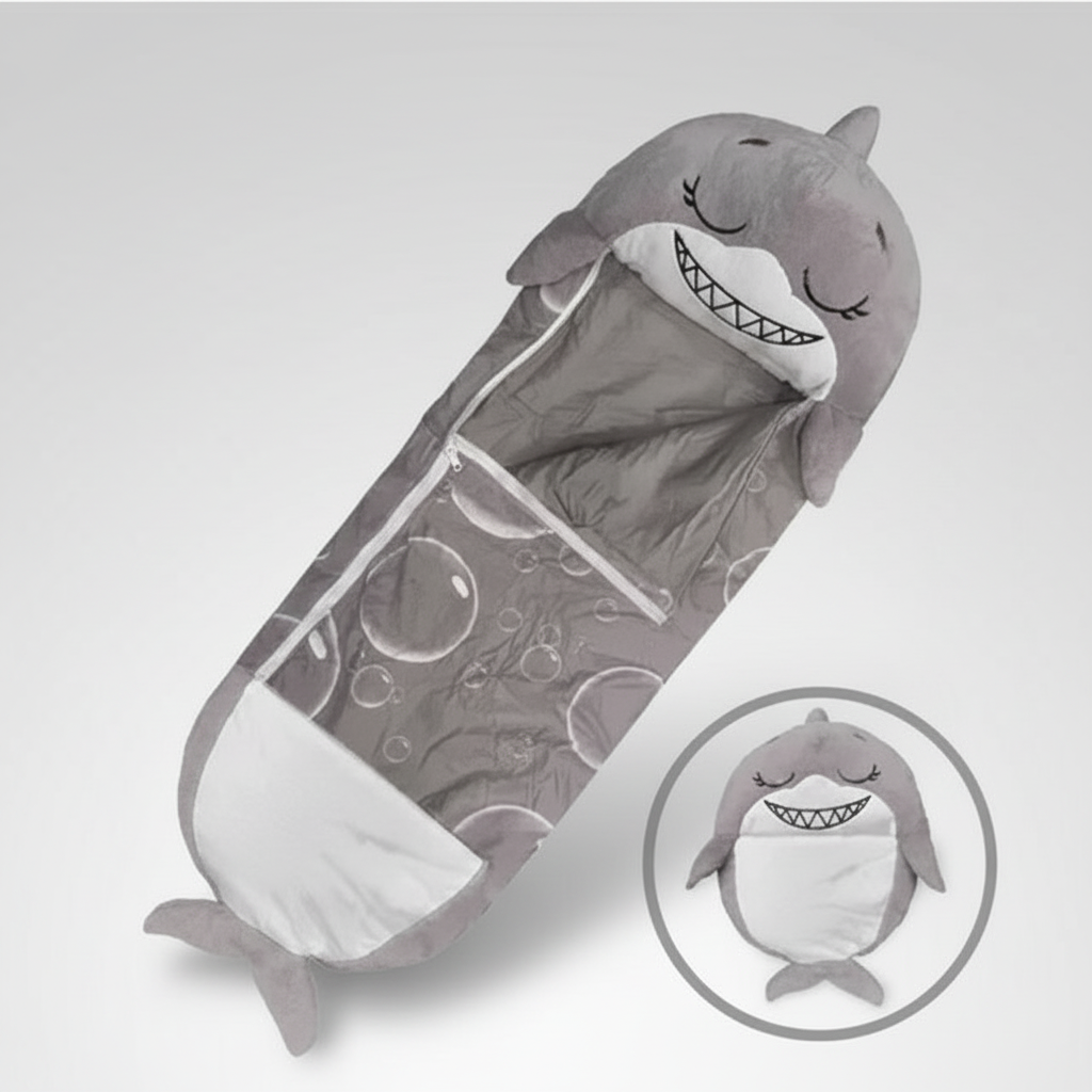 Sac de couchage léger à capuche pour enfants, idéal pour les soirées pyjama