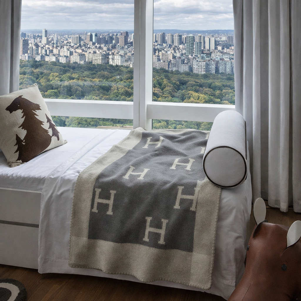 Women's Cozy Throw Blanket With Modern Design For Relaxed Evenings