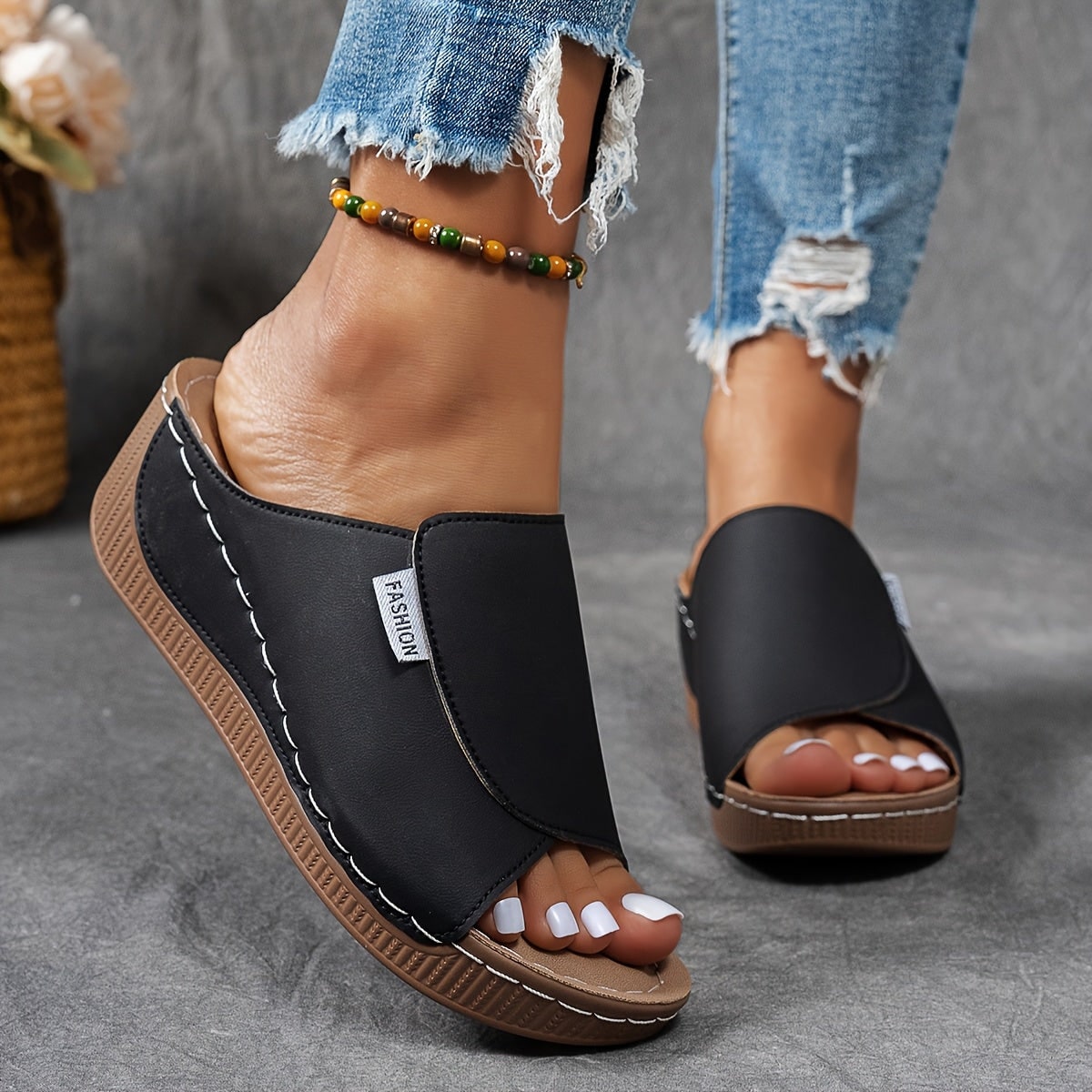 Espadrille Sandals For Women With Wedge Sole For Everyday Wear