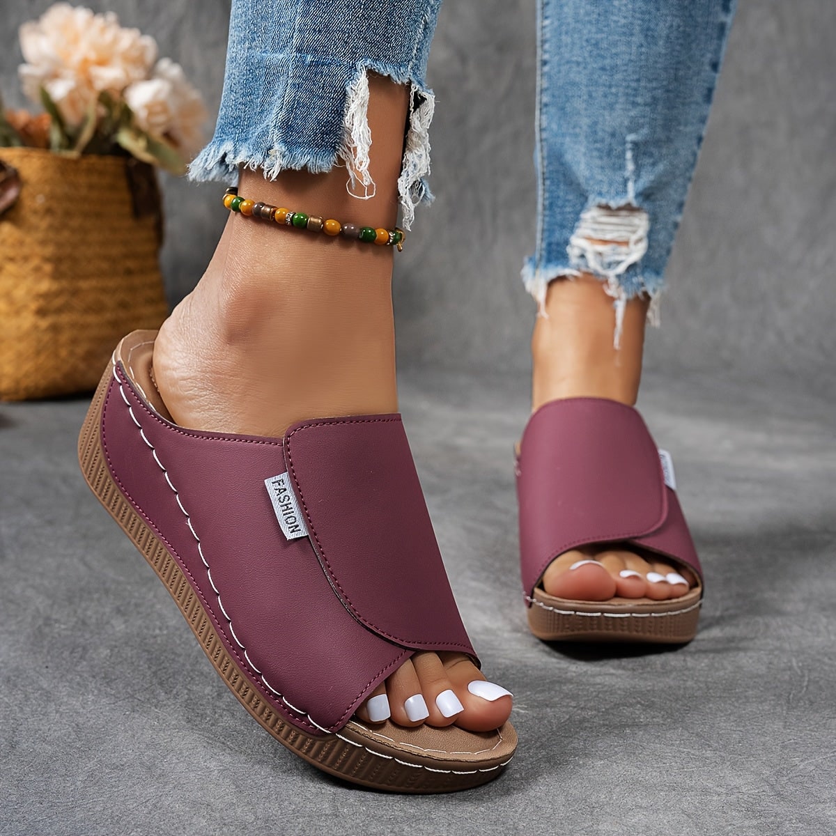 Espadrille Sandals For Women With Wedge Sole For Everyday Wear