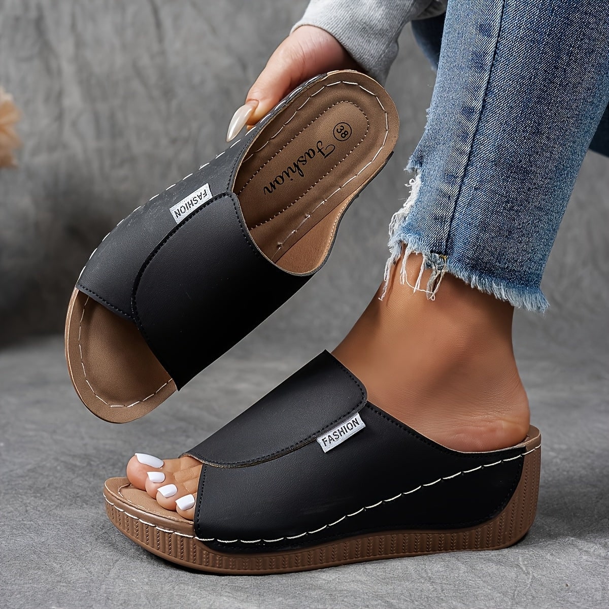 Espadrille Sandals For Women With Wedge Sole For Everyday Wear