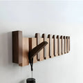 Piano-Style Folding Wall Rack Hook For Hanging Organizer