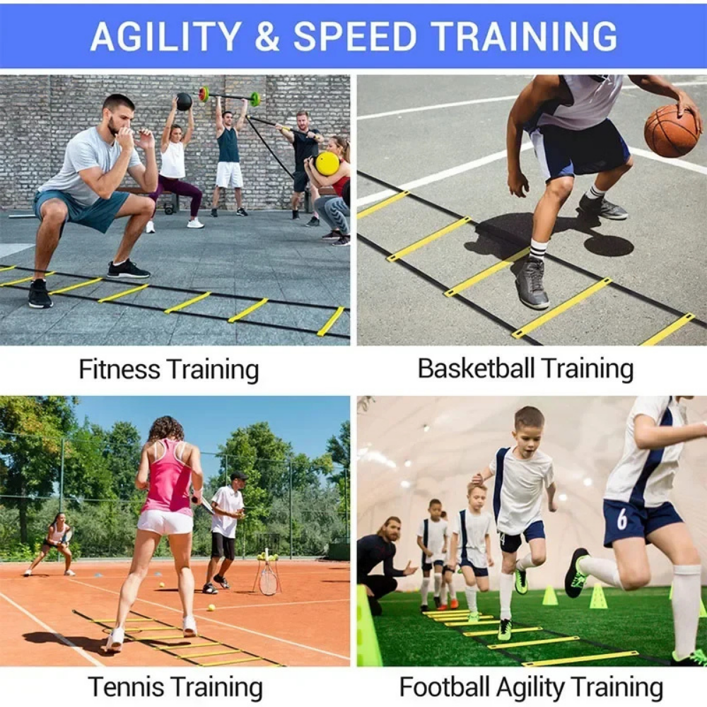 Scala di agilità per il calcio per l'allenamento della velocità
