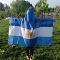 Argentina World Cup Hooded Flag Cape for Game Day Pride