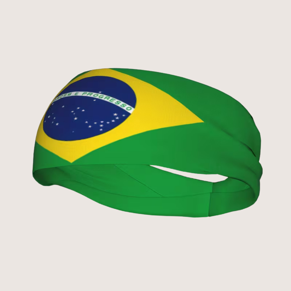 World Cup Brazil Flag Sports Headband Soccer Training