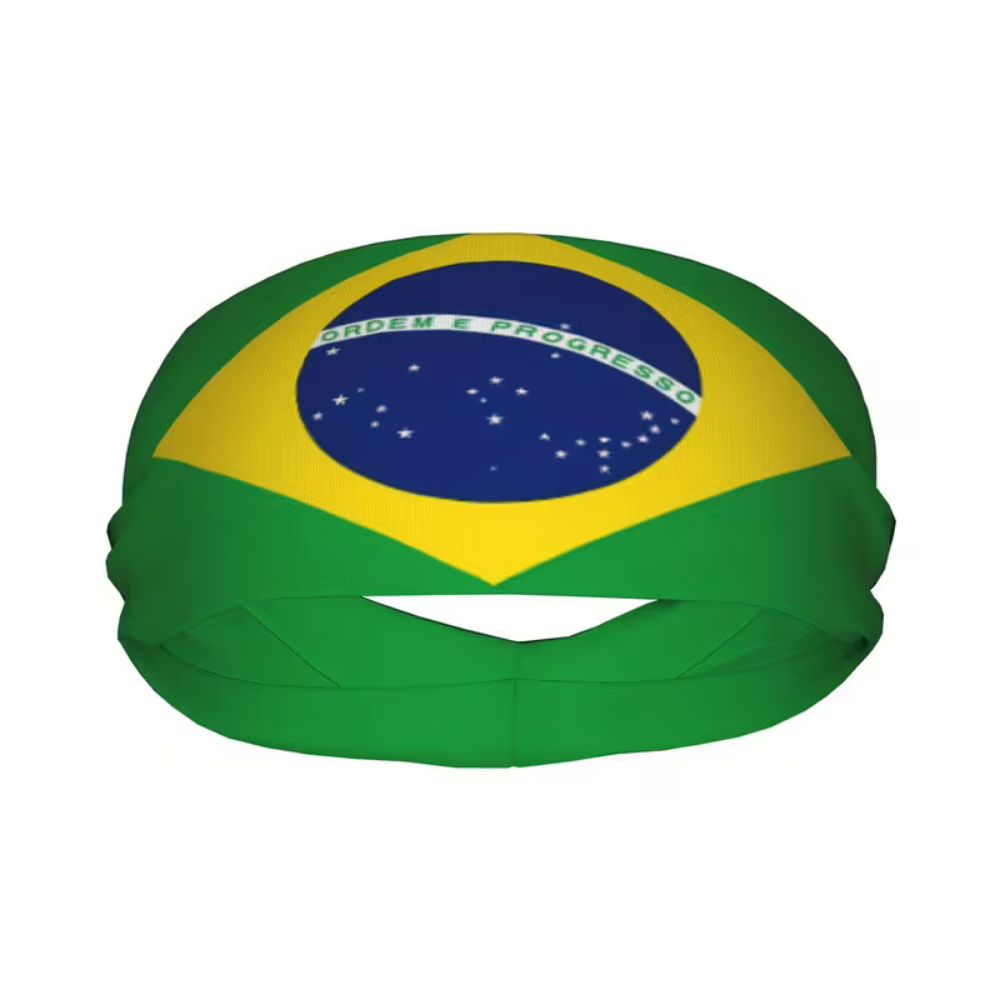 World Cup Brazil Flag Sports Headband Soccer Training