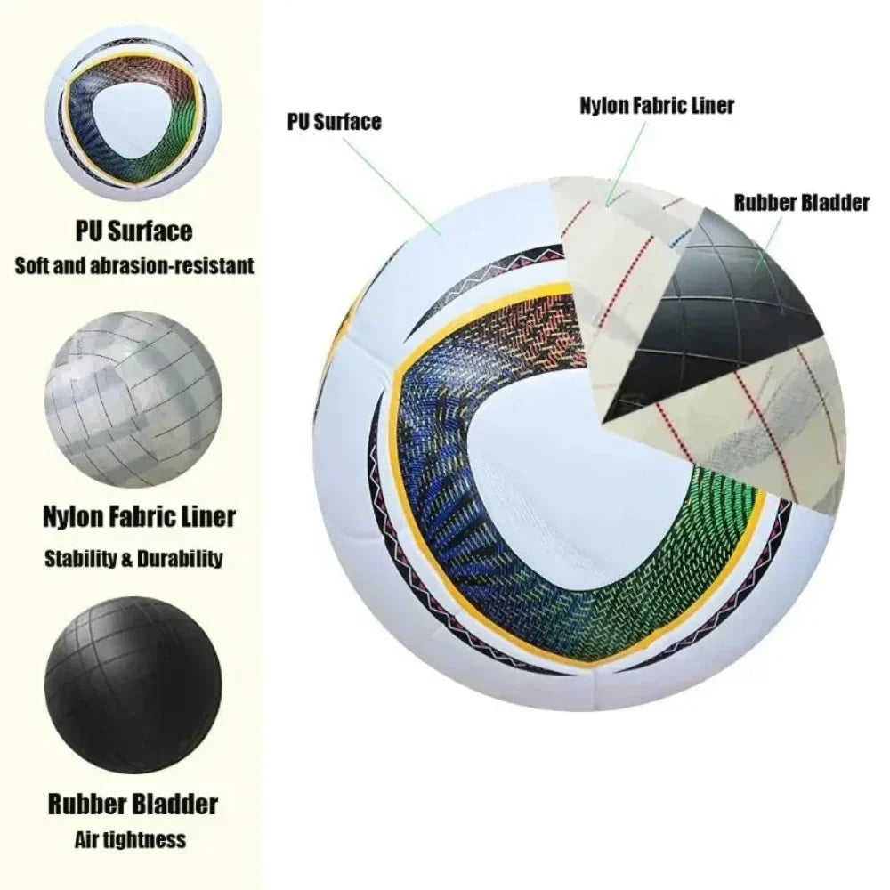 Size 5 PU Soccer Ball for Outdoor Training and Matches